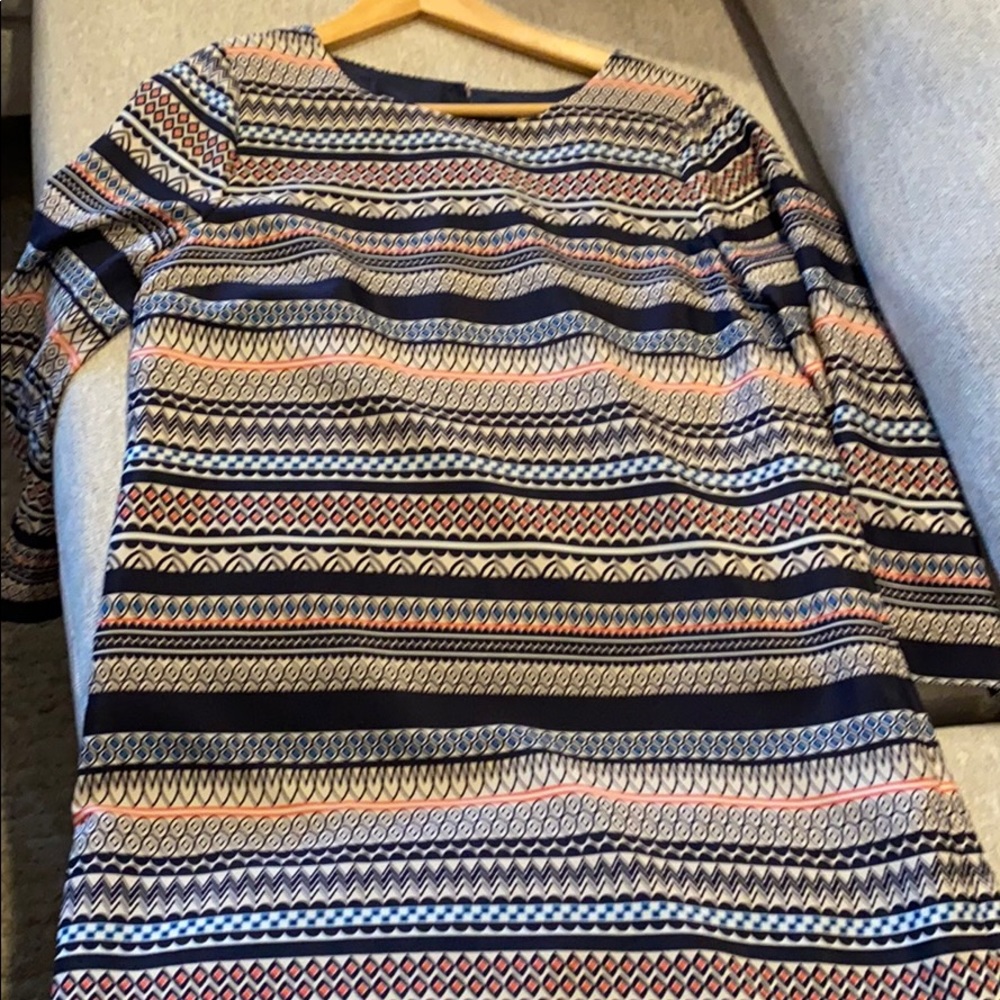 Beautiful lined print JCrew Dress